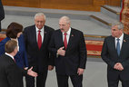 Alexander Lukashenko with the participants of the session