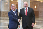 President of BelarusAlexander Lukashenko and President of ArmeniaSerzh Sargsyan