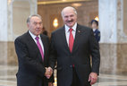 President of BelarusAlexander Lukashenko and President of KazakhstanNursultan Nazarbayev