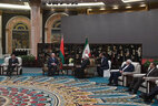Встреча Президента Беларуси Александра Лукашенко с Президентом Ирана Хасаном Роухани на полях саммита ШОС в Циндао