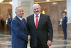 President of BelarusAlexander Lukashenko and President of UzbekistanIslam Karimov