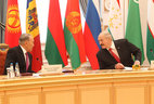 Alexander Lukashenko and Nursultan Nazarbayev
