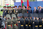 Belarus President Alexander Lukashenko during the Independence Day parade