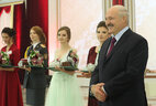 Belarus President Alexander Lukashenko at the national ball