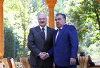 Belarus President Alexander Lukashenko and Tajikistan President Emomali Rahmon