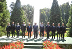 Heads of delegations of the countries participating in the CIS summit