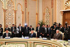 Президент Кыргызстана Сооронбай Жээнбеков, Президент Казахстана Нурсултан Назарбаев, Президент Беларуси Александр Лукашенко