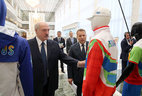 Alexander Lukashenko shown Team Belarus and volunteer outfits for 2nd European Games