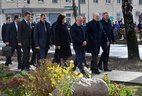 Alexander Lukashenko during the visit to Bolbasovo