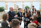 During the meeting with the participants of the Junior Eurovision Song Contest 2018