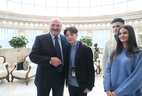 During the meeting with the participants of the Junior Eurovision Song Contest 2018