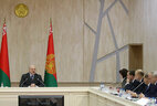 Александр Лукашенко во время совещания по вопросам развития льноводства и переработки льна