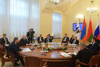Summit of the Supreme Eurasian Economic Council in the narrow format