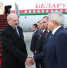 The plane with the Belarusian head of state on board landed at the Heydar Aliyev International Airport