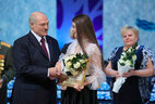 Special prize of the President of Belarus is presented to Miss Belarus 2018 and Miss World Europe Maria Vasilevich