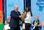 Special prize of the President Belarusian Sport Olympus is presented to athlete-instructor of the national athletics team Volha Mazuronak