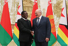 Belarus President Aleksandr Lukashenko and Zimbabwe President Emmerson Mnangagwa