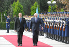 Official meeting between President of Belarus Alexander Lukashenko and President of Azerbaijan Ilham Aliyev