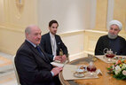 Во время неформальной встречи с президентами России, Ирана и Турции Владимиром Путиным, Хасаном Роухани и Реджепом Тайипом Эрдоганом