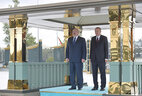 Церемония официальной встречи Президента Беларуси Александра Лукашенко Президентом Турции Реджепом Тайипом Эрдоганом в Анкаре