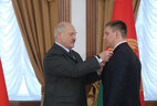 Medal for Labor Merits is conferred on chief coach of the national Olympic training center Staiki Valery Sizenok