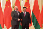 Belarus President Aleksandr Lukashenko and China President Xi Jinping