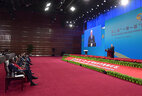 Александр Лукашенко во время выступления на II Форуме международного сотрудничества "Пояс и путь"