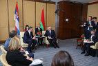 Во время встречи с Президентом Сербии Александром Вучичем