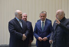 Aleksandr Lukashenko and Minsk Mayor Anatoly Sivak