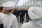 Aleksandr Lukashenko visits the Students' Village