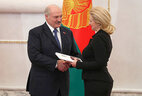 Aleksandr Lukashenko and Alla Bodak