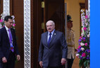 Aleksandr Lukashenko takes part in the summit of the Eurasian Economic Union in Nur-Sultan