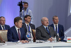 Belarus President Aleksandr Lukashenko during the session of the Supreme Eurasian Economic Council in the extended format