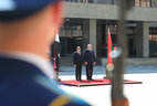 Церемония официальной встречи Президента Египта Абдель Фаттаха аль-Сиси во Дворце Независимости