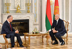 Александр Лукашенко на встрече с Президентом Молдовы Игорем Додоном