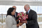 Александр Лукашенко и Президент Грузии Саломе Зурабишвили