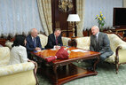 Александр Лукашенко на встрече с Президентом Грузии Саломе Зурабишвили