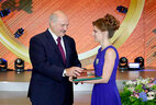 Yekaterina Yushko (Polesye State University) is officially commended by the Belarusian President