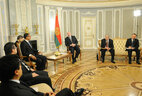 At the meeting between President of Belarus Alexander Lukashenko and Vice President of Ecuador Jorge Glas Espinel