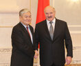 Alexander Lukashenko receives credentials from Ambassador Extraordinary and Plenipotentiary of Mongolia to the Republic of Belarus Shukher Altangerel