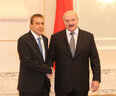 Alexander Lukashenko receives credentials from Ambassador Extraordinary and Plenipotentiary of the Republic of Slovenia to the Republic of Belarus, resident in Moscow Primož Šeligo