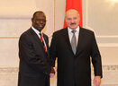 Alexander Lukashenko receives credentials from Ambassador Extraordinary and Plenipotentiary of the Republic of Uganda to the Republic of Belarus, resident in Moscow Moses Ebuk