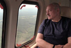 Александр Лукашенко с воздуха проинспектировал ход уборочной кампании в нескольких регионах страны