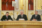 At the session of the Supreme Eurasian 
Economic Council in the extended format