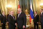 Before the session President of Belarus Alexander Lukashenko met with President of Russia Vladimir Putin