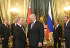 Before the session President of Belarus Alexander Lukashenko met with President of Russia Vladimir Putin